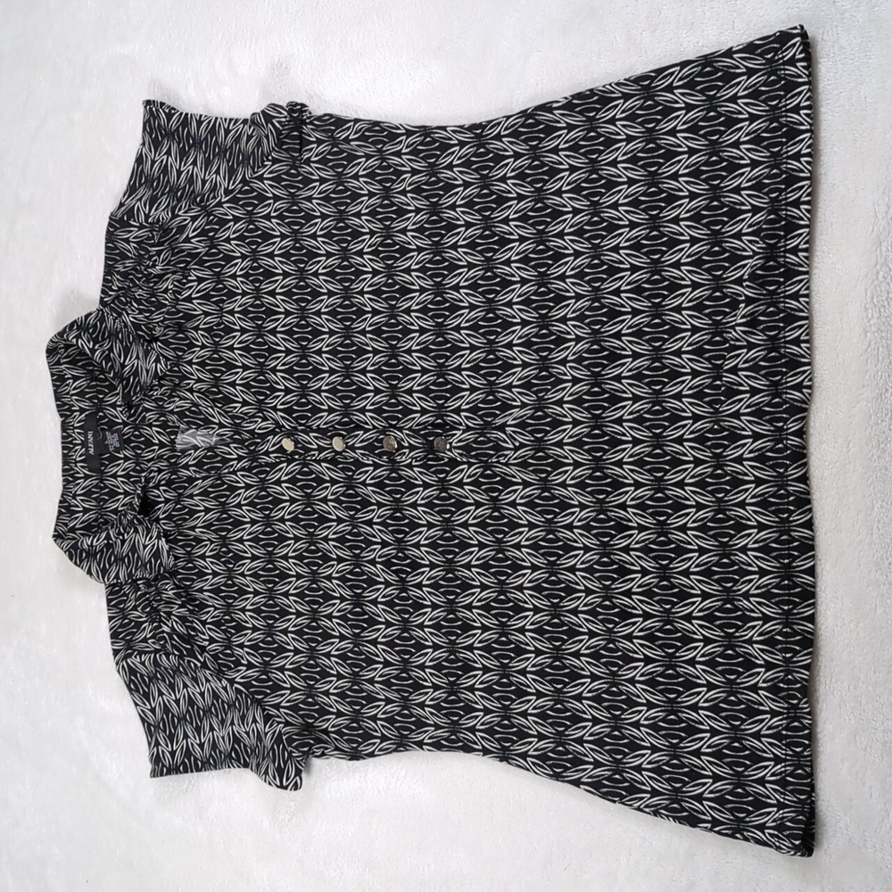 Alfani blouse top L NWOT Polo v neck